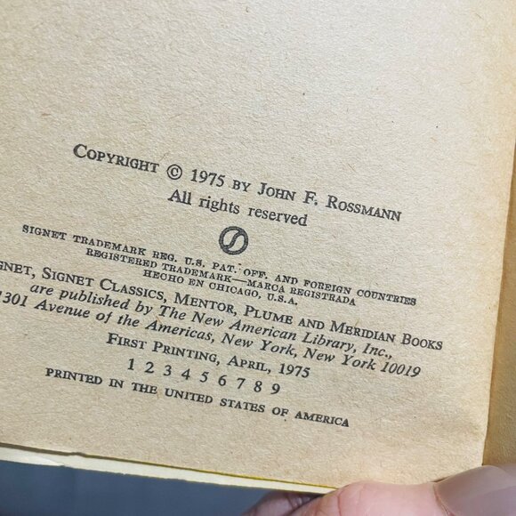 The Mind Masters Shamballah #2 By Rossmann 1975 Signet Classic Paperback Book - Picture 5 of 6